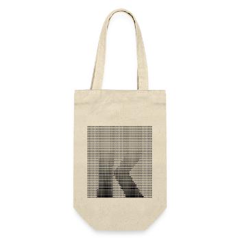 Letter K, name, the letter K - Gift Bag for Bottles - nature - Front