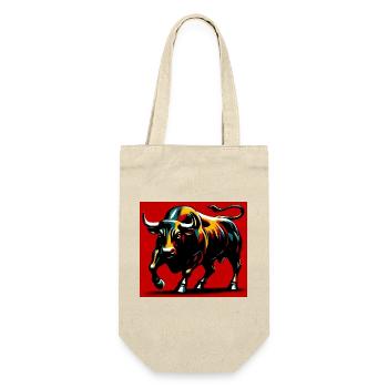 bull - Gift Bag for Bottles - nature - Front