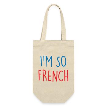 Je suis tellement française France France - Sac à bouteille - nature - Devant