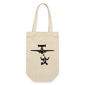 skydiving - Gift Bag for Bottles - nature - Front