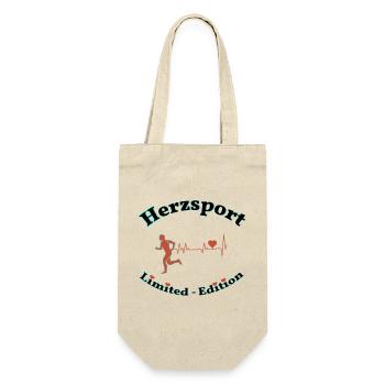 Heart sports - Gift Bag for Bottles - nature - Front