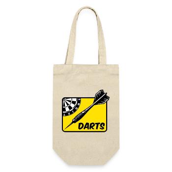 Dart,DartsDARTS - Geschenkbeutel für Flaschen - Natur - Vorne