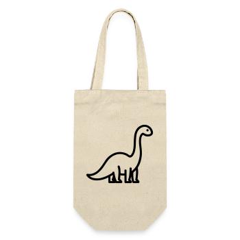 Brontosaurus - Gift Bag for Bottles - nature - Front