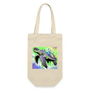 turtle - Gift Bag for Bottles - nature - Front