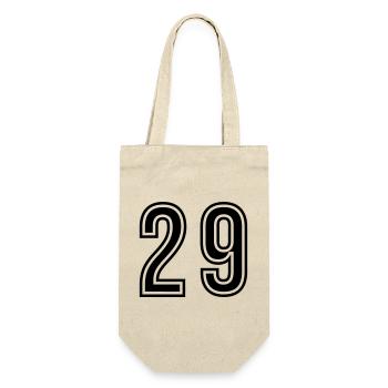 29 Number Symbol - Gift Bag for Bottles - nature - Front
