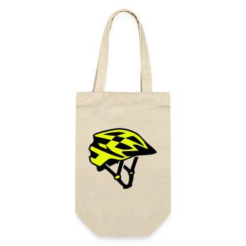 MTB Bicycle Helmet Silhouette - Gift Bag for Bottles - nature - Front