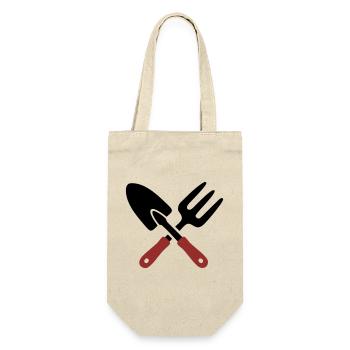 Garden Tool Shovel Icon - Gift Bag for Bottles - nature - Front