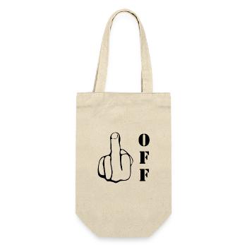 Fuck off - Gift Bag for Bottles - nature - Front