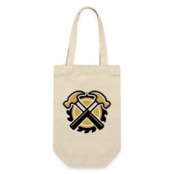 Logo du marteau Zimmermann - Sac à bouteille - nature - Devant