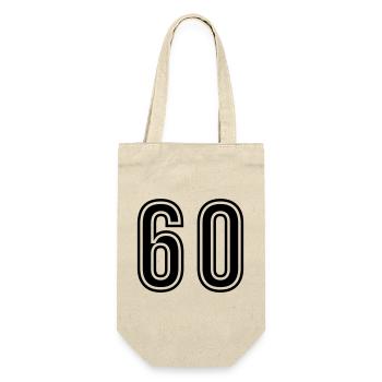 Symbole du chiffre 60 - Sac à bouteille - nature - Devant