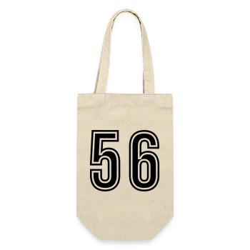 56 Symbole numérique - Sac à bouteille - nature - Devant