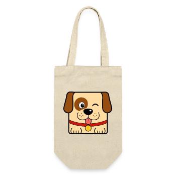 Dog - Gift Bag for Bottles - nature - Front