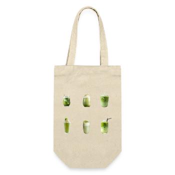 Matcha Beverage Art Collection - Gift Bag for Bottles - nature - Front