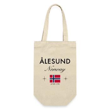 Ålesund, Norvège, coordonnées, voyage, souvenir - Sac à bouteille - nature - Devant