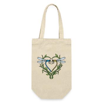 Dragonfly Heart - Gift Bag for Bottles - nature - Front