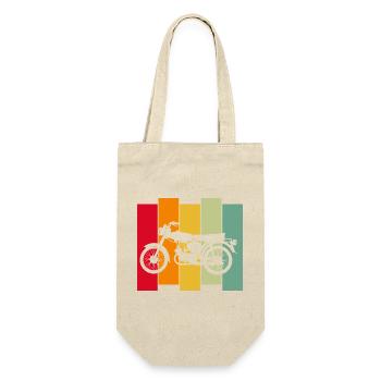 Simson driver Schwalbe Ossi - Gift Bag for Bottles - nature - Front