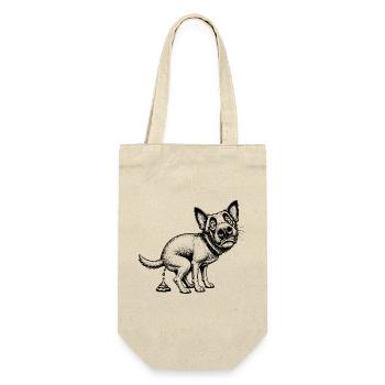 canine - Gift Bag for Bottles - nature - Front