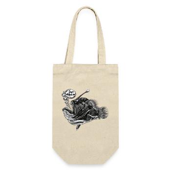 "Don't disturb me" - Geschenkbeutel für Flaschen - Natur - Vorne