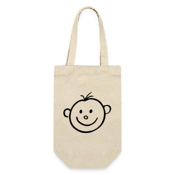 Baby 03 - Gift Bag for Bottles - nature - Front