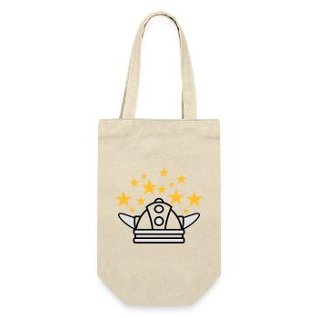 Kind Wikinger Idee | Child Viking idea - Gift Bag for Bottles - nature - Front