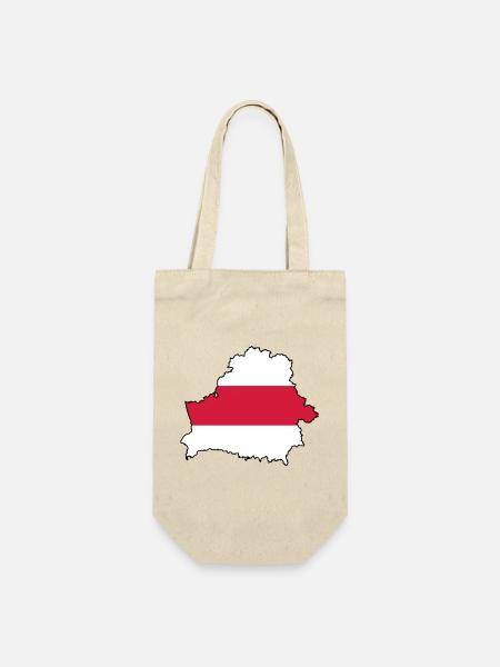 Silhouette of Belarus - Gift Bag for Bottles - nature
