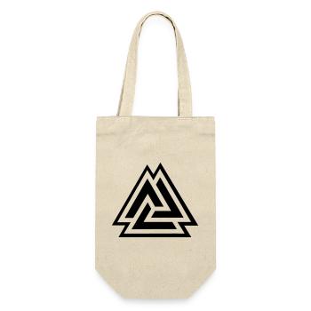 Valknut knot of the fallen in battle - Gift Bag for Bottles - nature - Front