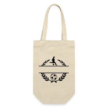 Football logo transparent with bar between them - Gift Bag for Bottles - nature - Front