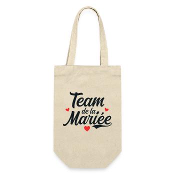 Team De La Mariée - Sac à bouteille - nature - Devant
