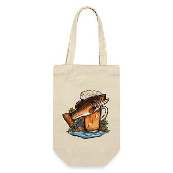 Bière de pêche - Sac à bouteille - nature - Devant