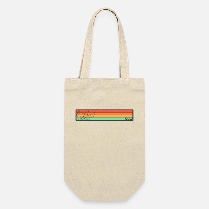 RIDM Crystalized Stripes - Gift Bag for Bottles - nature
