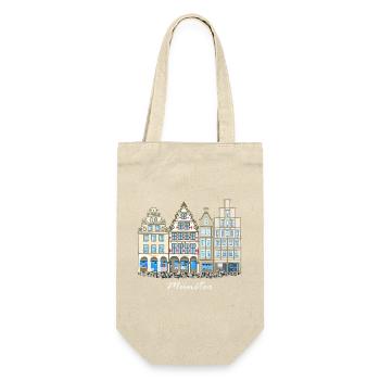 Münster Prinzipalmarkt, row of houses, Germany - Gift Bag for Bottles - nature - Front