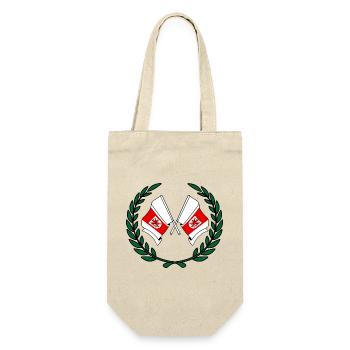 Drapeaux Couronne de laurier de Poméranie occidentale - Sac à bouteille - nature - Devant