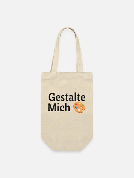 Gestalte mich - Geschenkbeutel für Flaschen - Natur