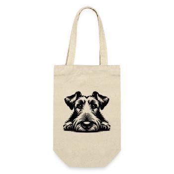 Irish Terrier Head with Paws - Gift Bag for Bottles - nature - Front