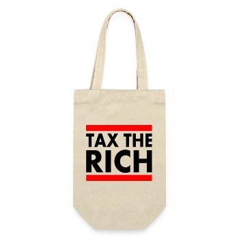Tax the rich - Gift Bag for Bottles - nature - Front
