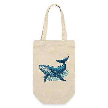 Blue whale - Gift Bag for Bottles - nature - Front
