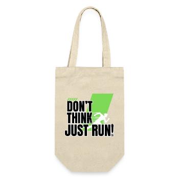 Don't think, just run! - Gift Bag for Bottles - nature - Front