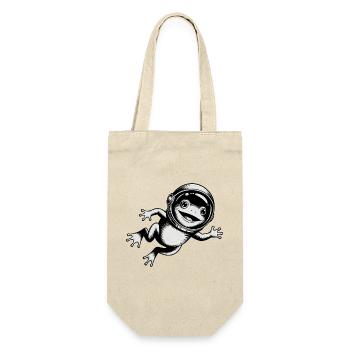 Frog in Space - Cool Astonomy Logo - Gift Bag for Bottles - nature - Front