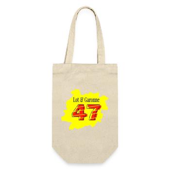 Carte Lot et Garonne 47  - Sac à bouteille - nature - Devant