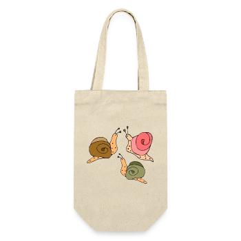 Snails - Gift Bag for Bottles - nature - Front