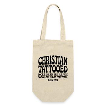 Christian Tattooed - Gift Bag for Bottles - nature - Front