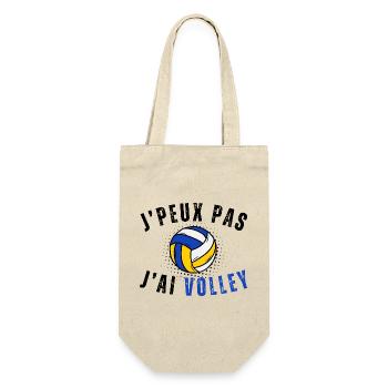 I Can't I Have Volley Humor Gift - Gift Bag for Bottles - nature - Front