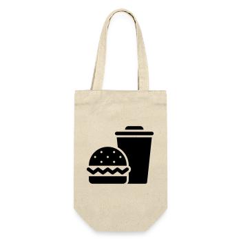 Fast food, burgers, food trucks - Gift Bag for Bottles - nature - Front