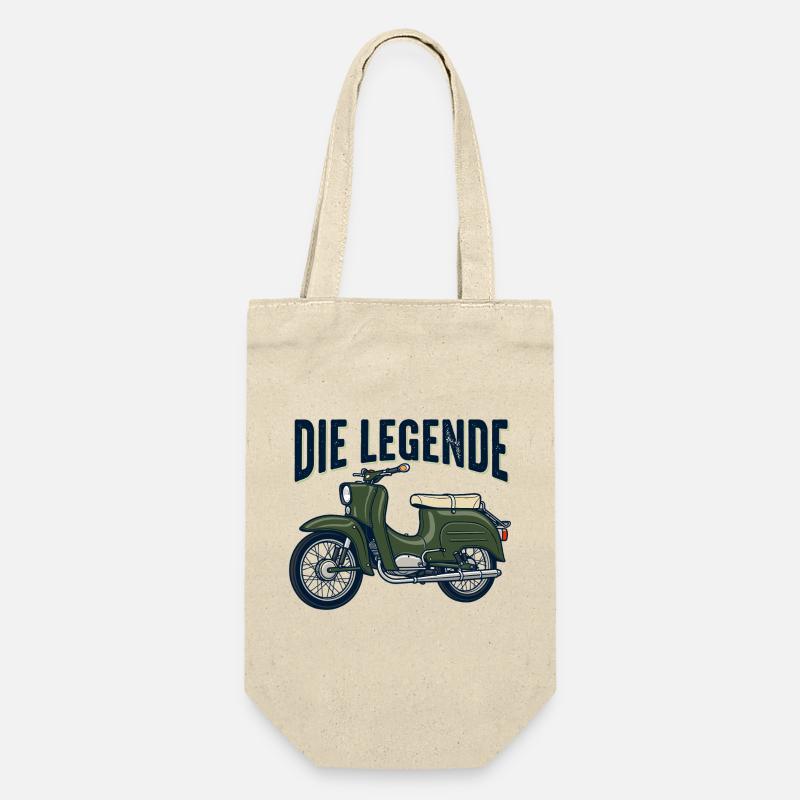 Simson Schwalbe DDR - Geschenkbeutel für Flaschen - Natur