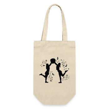 Cheerleader Cheer Mom Cheerleading - Gift Bag for Bottles - nature - Front
