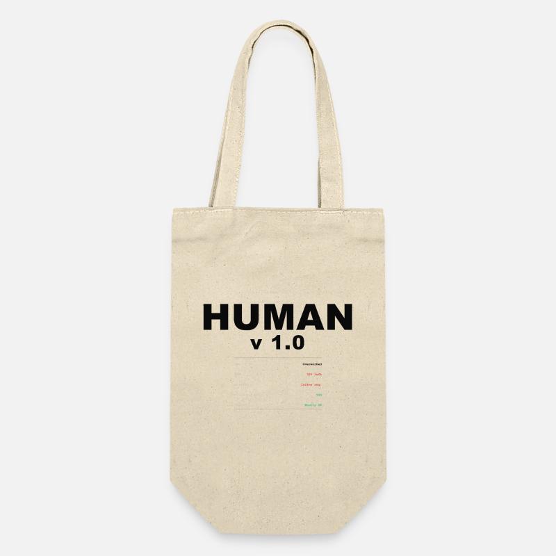 HUMAN V1.0 SPECS - Gift Bag for Bottles - nature