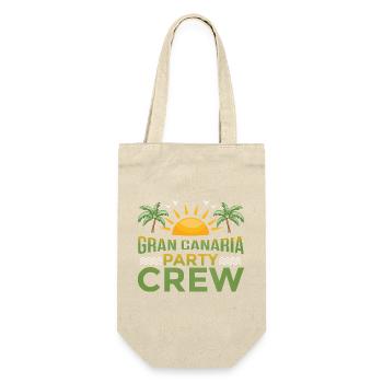 Gran Canaria Party Crew - Gift Bag for Bottles - nature - Front