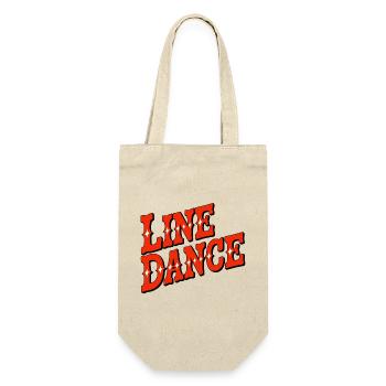 Line Dance Vibes - Gift Bag for Bottles - nature - Front