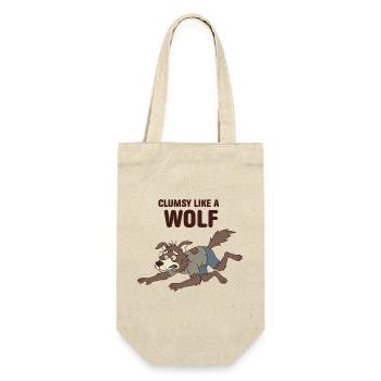 Why Always Me Werewolf – lustiges Halloween-T-Shirt - Geschenkbeutel für Flaschen - Natur - Vorne
