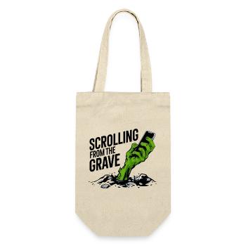 Vom Grab zum Scrollen - Geschenkbeutel für Flaschen - Natur - Vorne